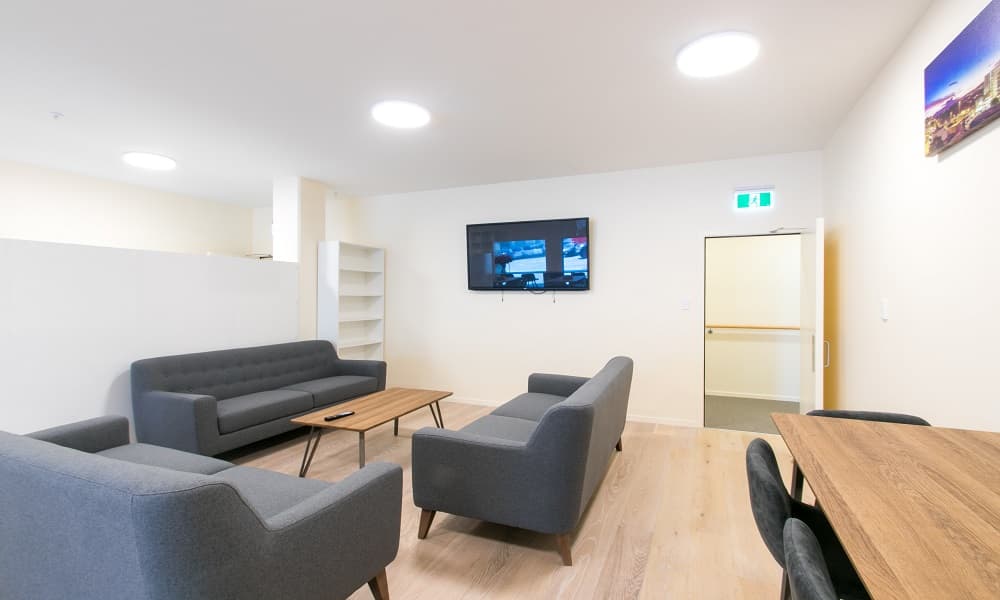 Hobson Lodge shared lounge space