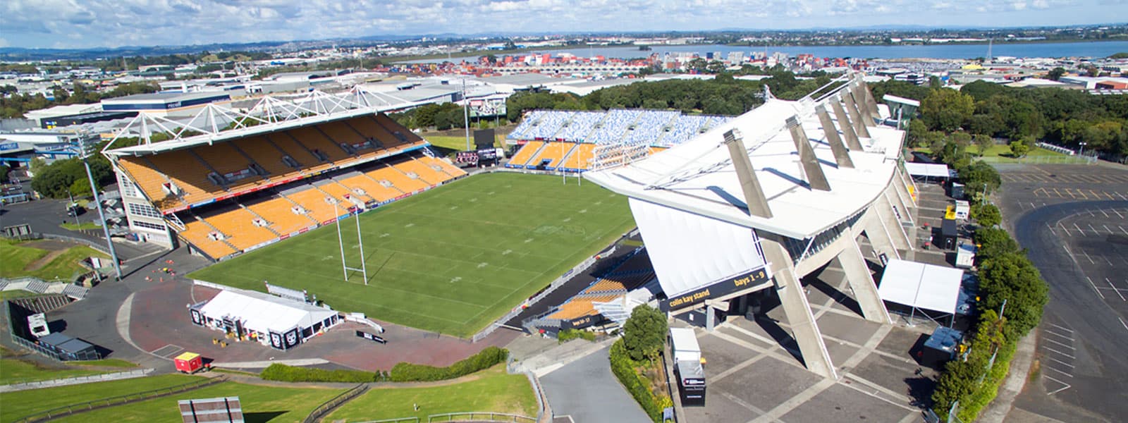 Mount Smart Stadium near Hobson Lodge